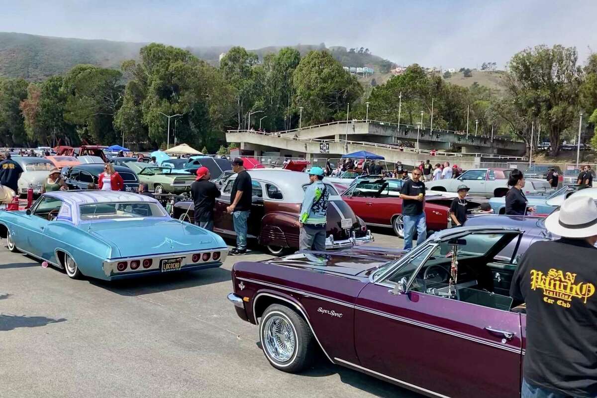 Lowrider show brings hopping muscle cars — and vaccines — to the Bay Area
