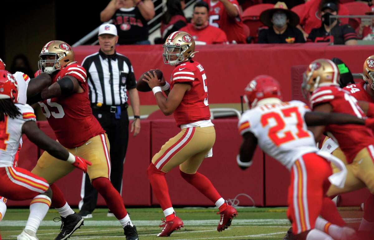 80-yard TD throw highlights Trey Lance's first 49ers showing