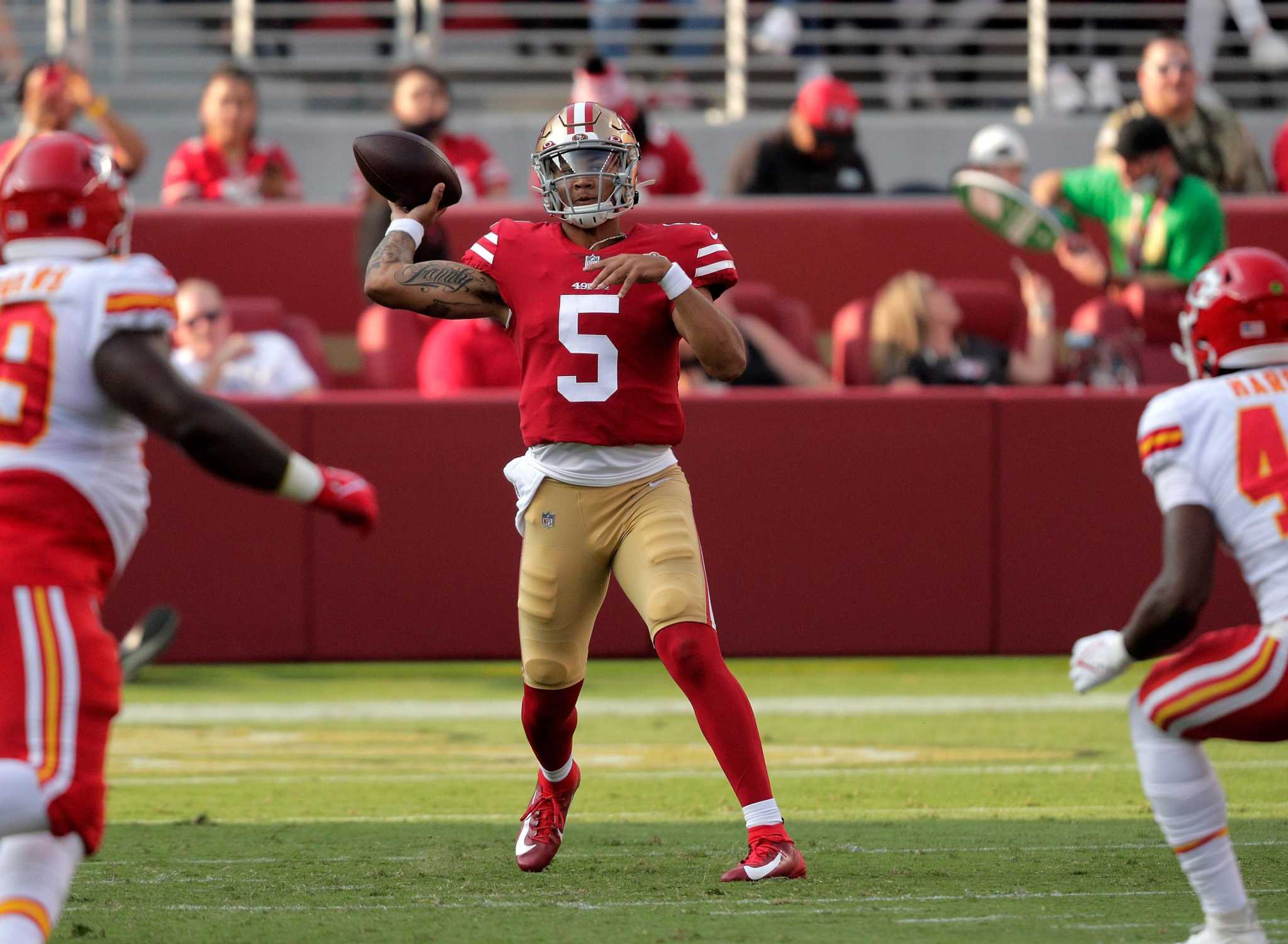 Trey Lance slings 80-yard touchdown in 49ers debut, makes a strong first  impression