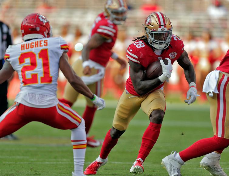 Turner and Trey: 49ers' improving rookie running back Sermon grateful for  hard coaching