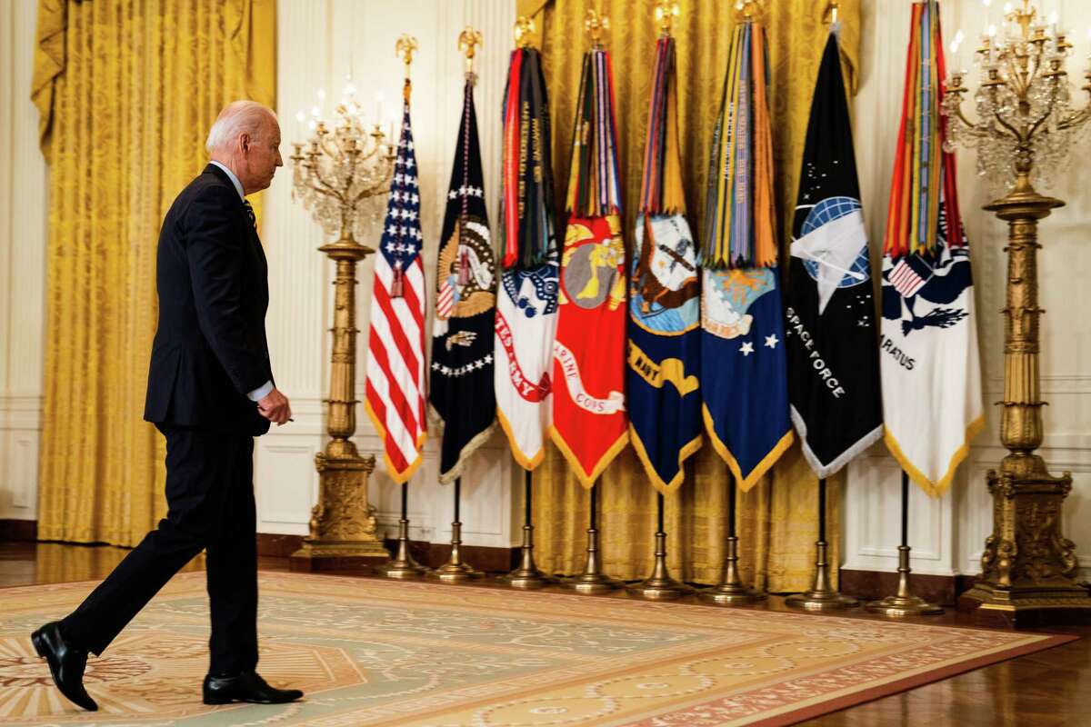 President Biden spoke about Afghanistan on July 8.