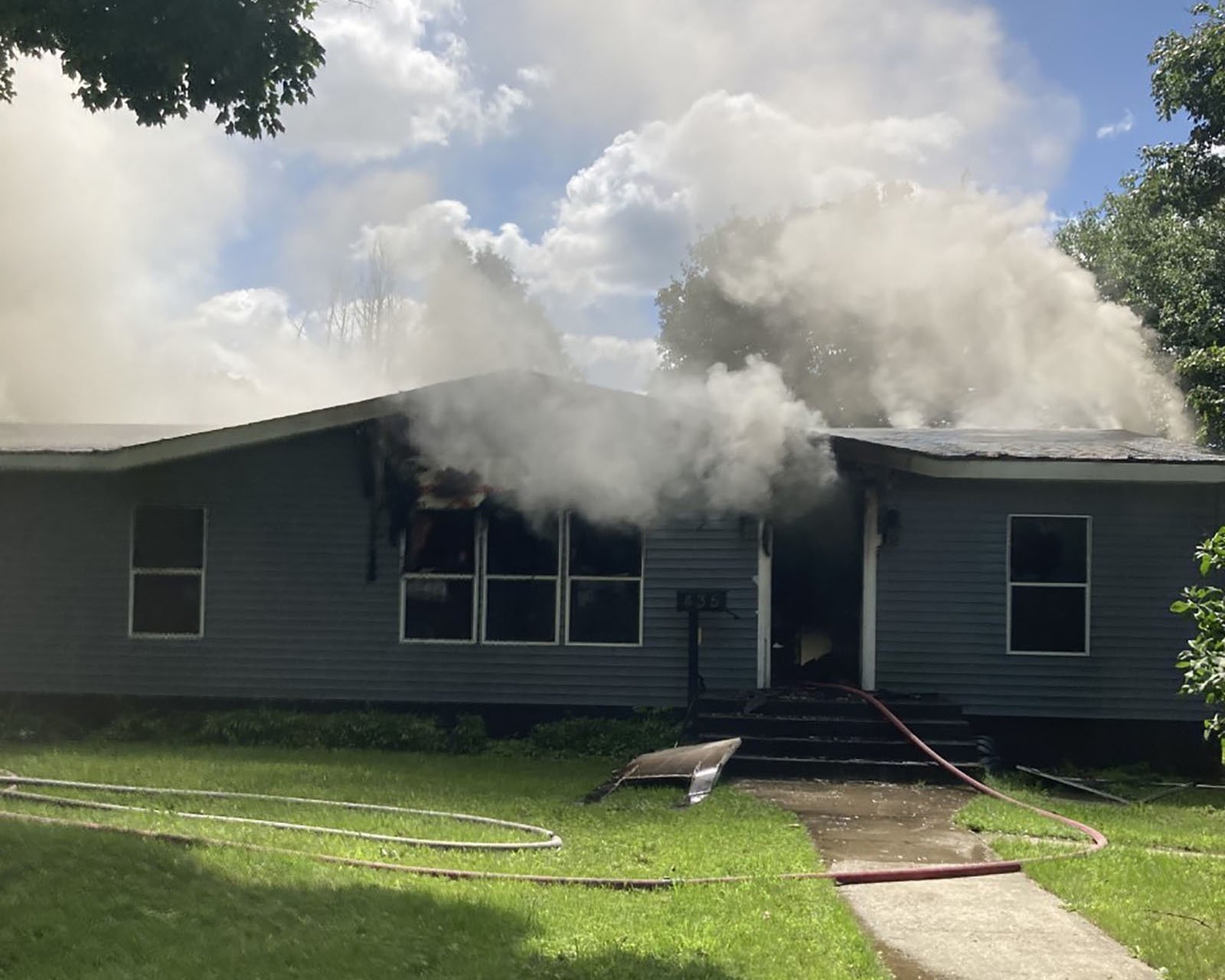 Reed Point Fire Reed City home deemed total loss after fire