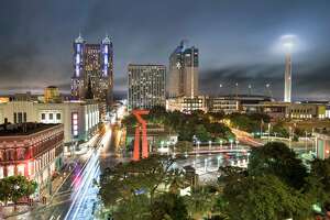 Downtown San Antonio’s bright nighttime lights often claim migratory birds’ lives.