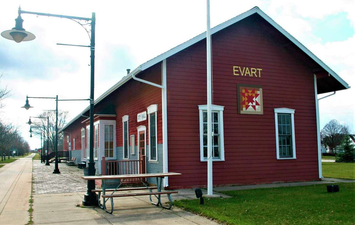 Evart city offices are set to return to the Depot building on Aug. 24, where services will resume after four years of being relocated to the building at the airport. (Herald Review file photo)