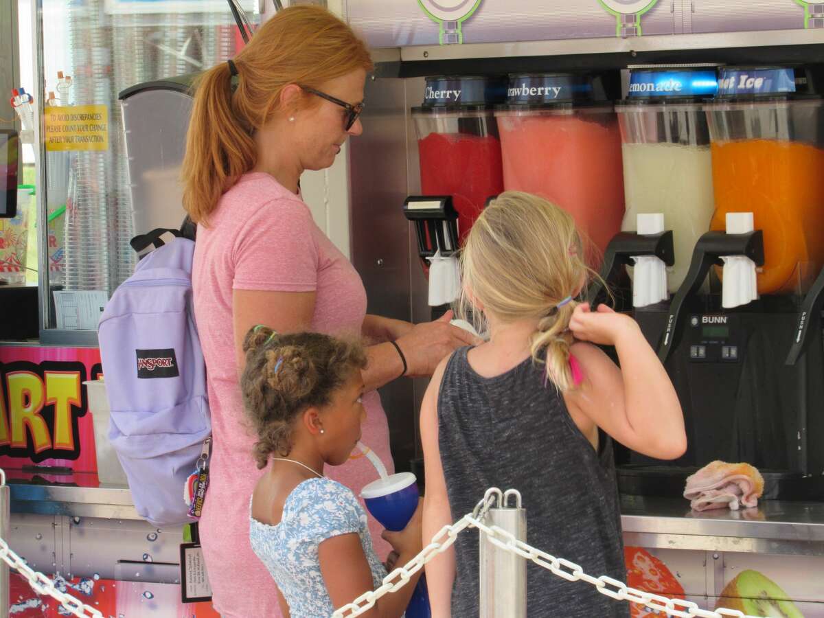 Hundreds of people took advantage of the beautiful weather on Tuesday, Aug. 17, 2021 and visited the Midland County Fair.