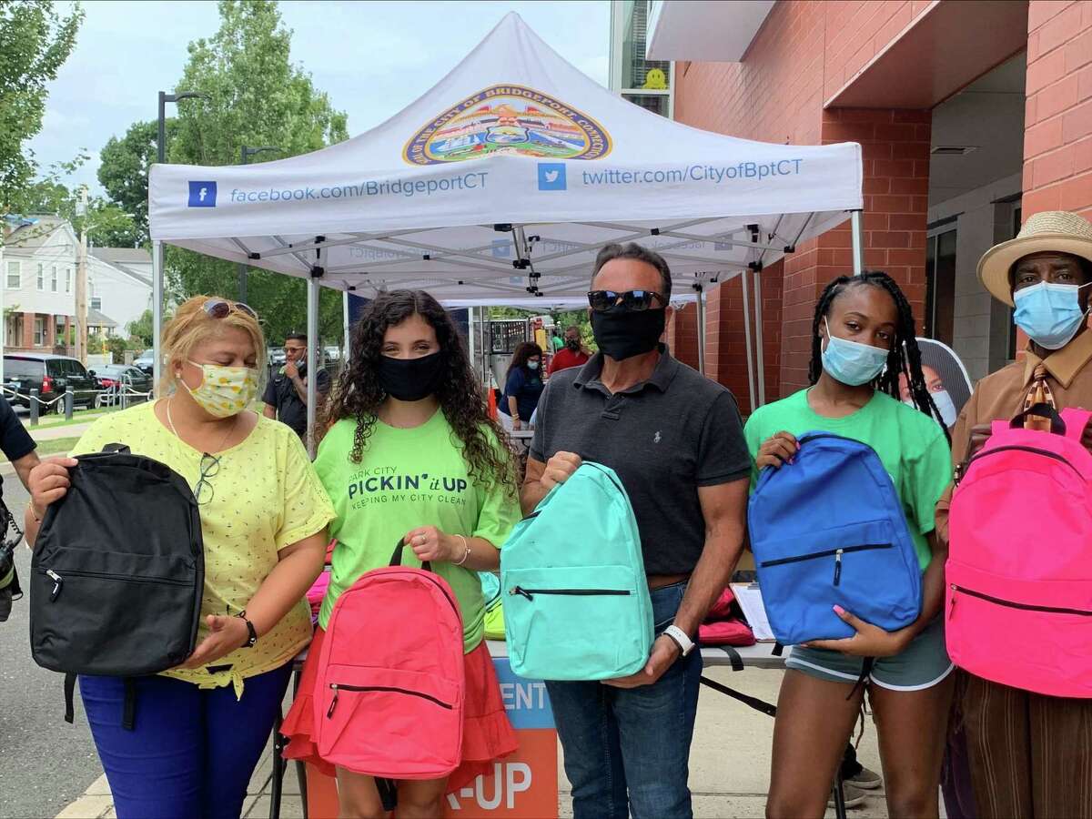 Bridgeport gives students backpacks, supplies and vaccines