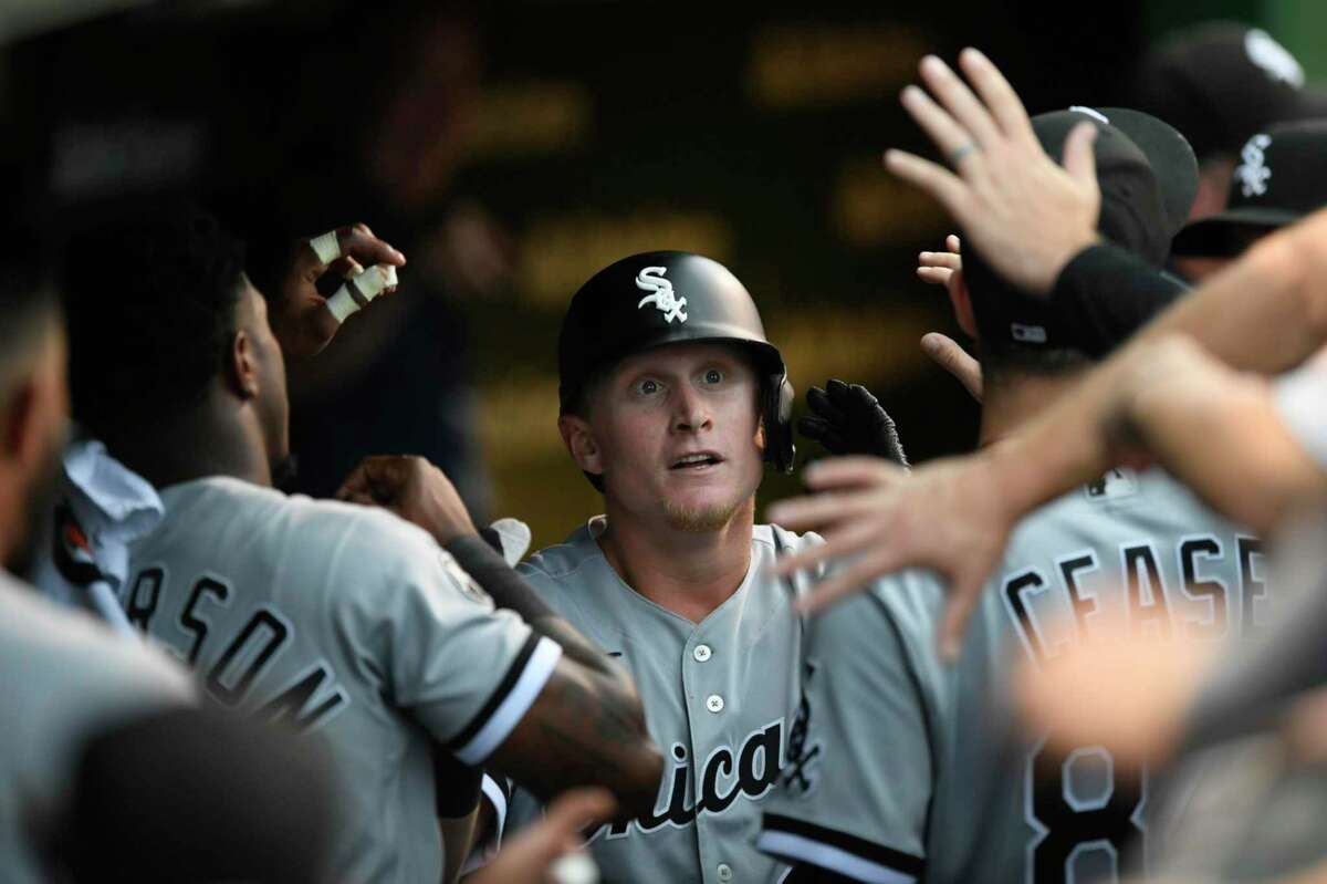 Andrew Vaughn of the Chicago White Sox rounds the bases on his News  Photo - Getty Images