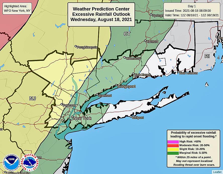 NWS: Remnants of tropical storm to bring rain to CT