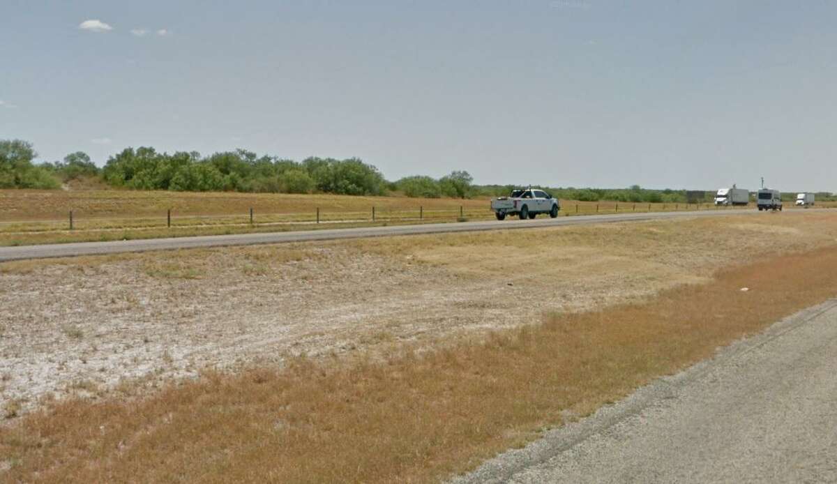 Pictured is the 18th mile of Interstate 35 in Laredo.