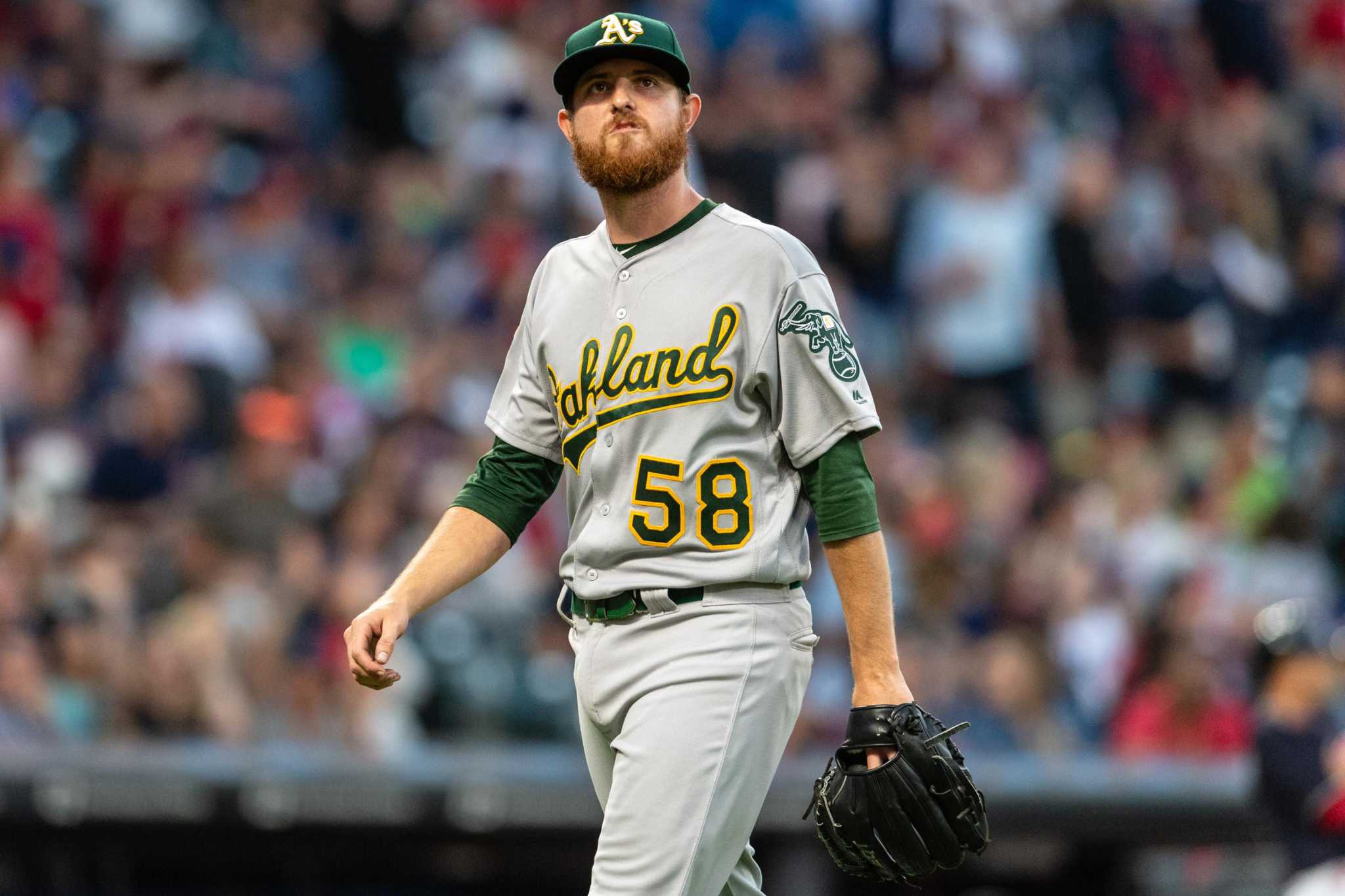Oakland's Chris Bassitt suffered facial fracture, released from