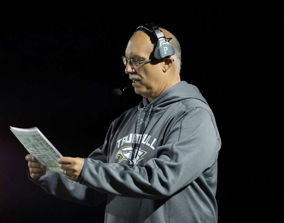 Trumbull football coach Marce Petroccio’s Eagles will condition this week. Contact drills begin on Saturday.