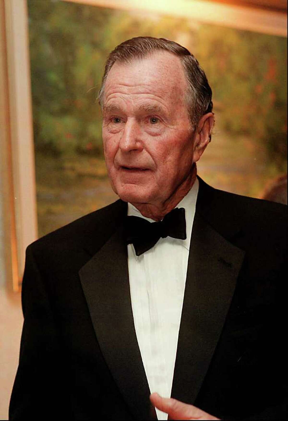 President George H.w. Bush In Connecticut