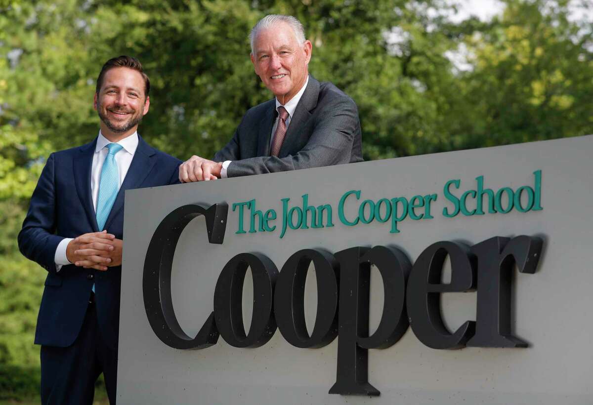 The John Cooper School has begun a yearlong leadership transition for the college-preparatory school. Stephen Popp, current head of the Upper School, will replace retiring Michael Maher (right) head of The John Cooper School at the end of the 2021-2022 school year.