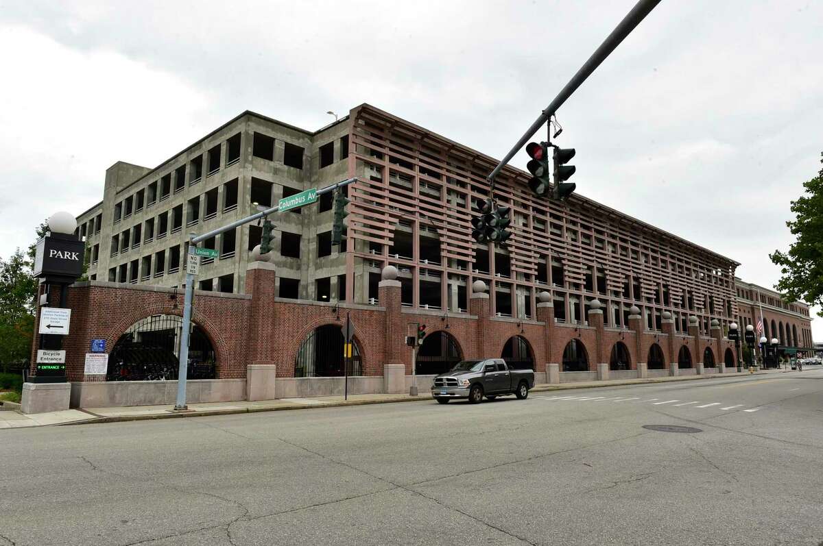 Union Station parking garage in New Haven Aug. 18, 2021.
