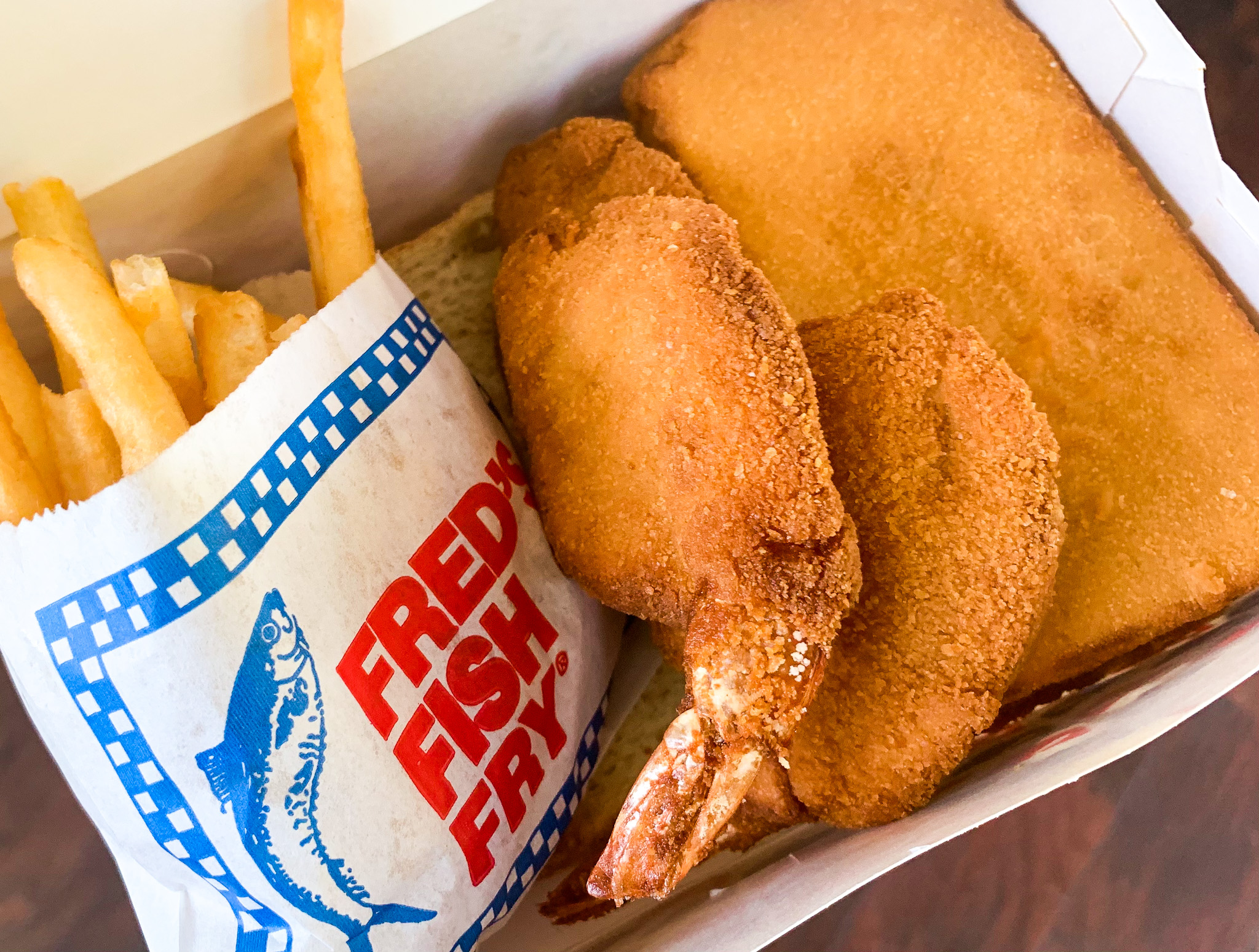 Here's how I razzle dazzled my Fred's Fish Fry order
