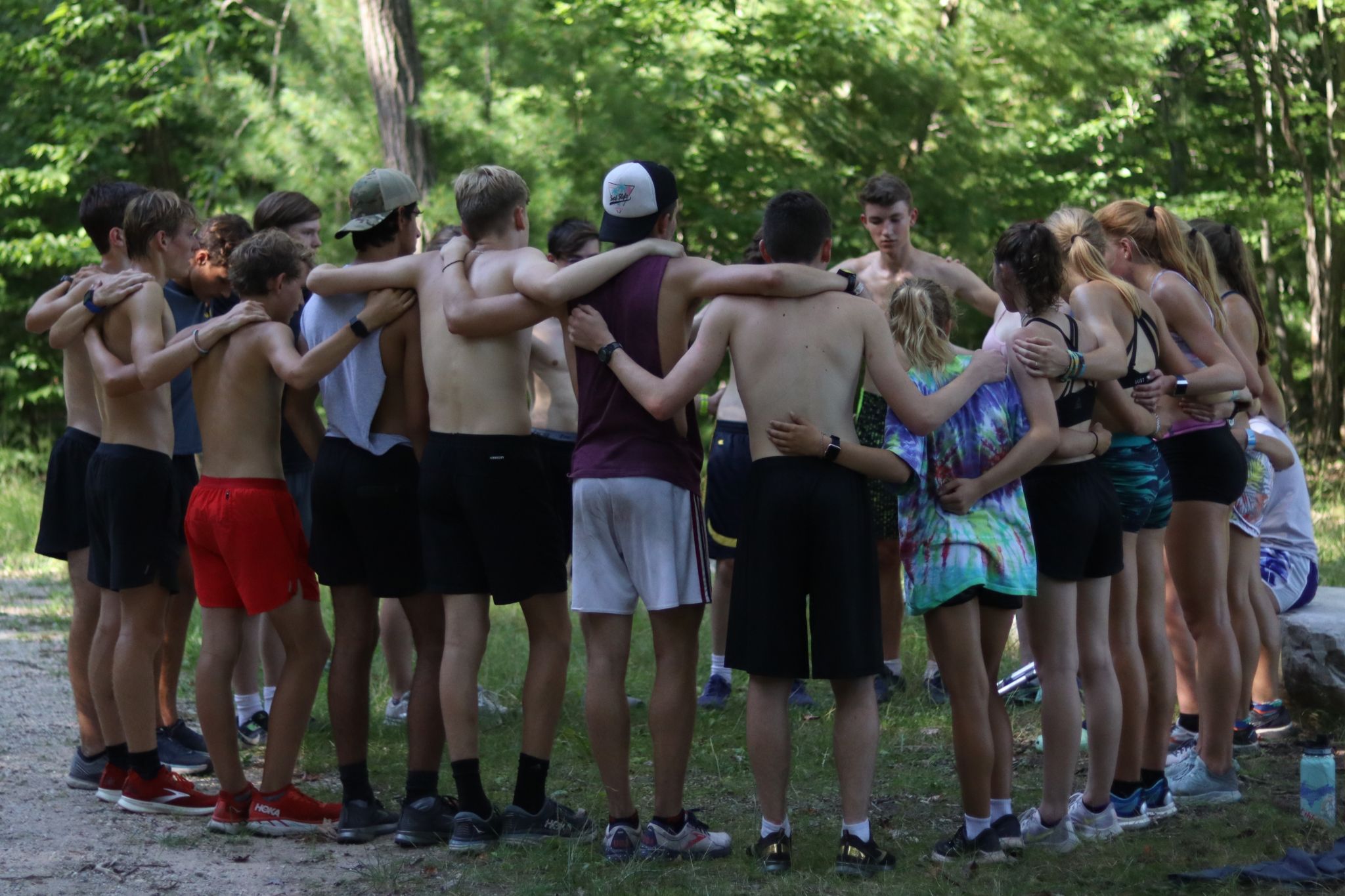 Cross camp teaches in the 'meaning of team' to Benzie Central runners