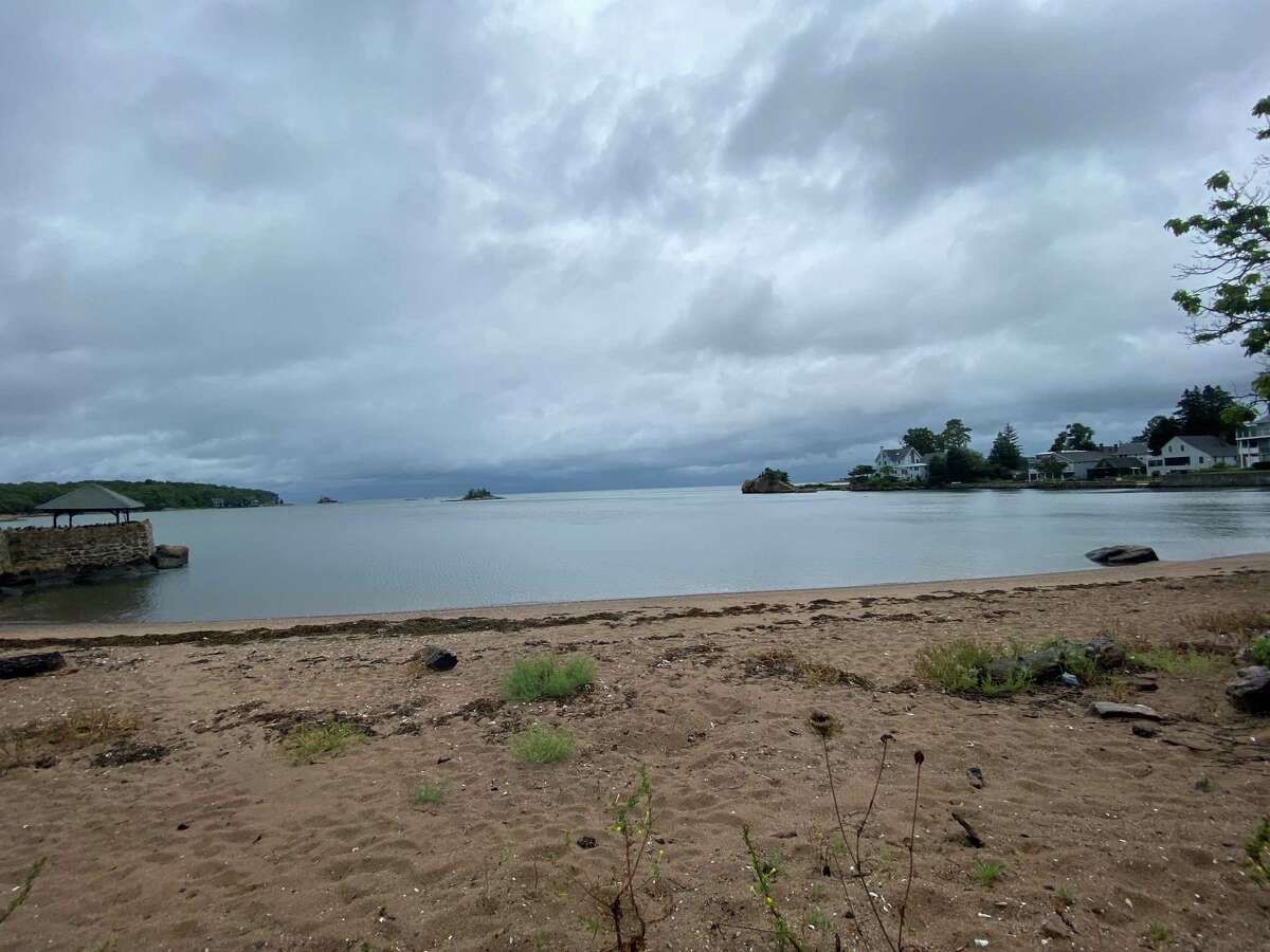 Granite Bay in the Short Beach section of Branford Sunday morning