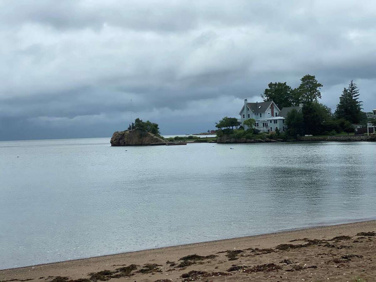 Granite Bay in the Short Beach section of Branford Sunday morning.