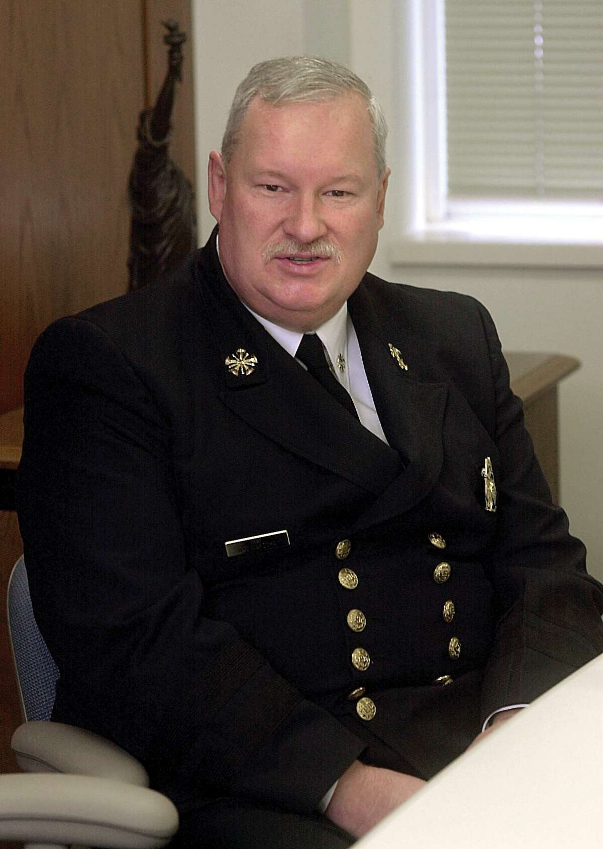 Former Fire Chief Dan Warzoha shown here in 2005.