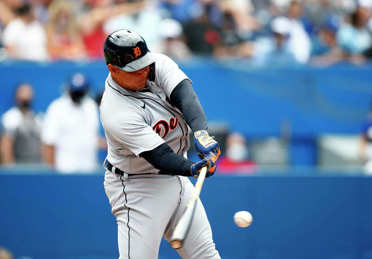 Official Miguel Cabrera 24 Detroit Tigers Home Run and 3000 Hits