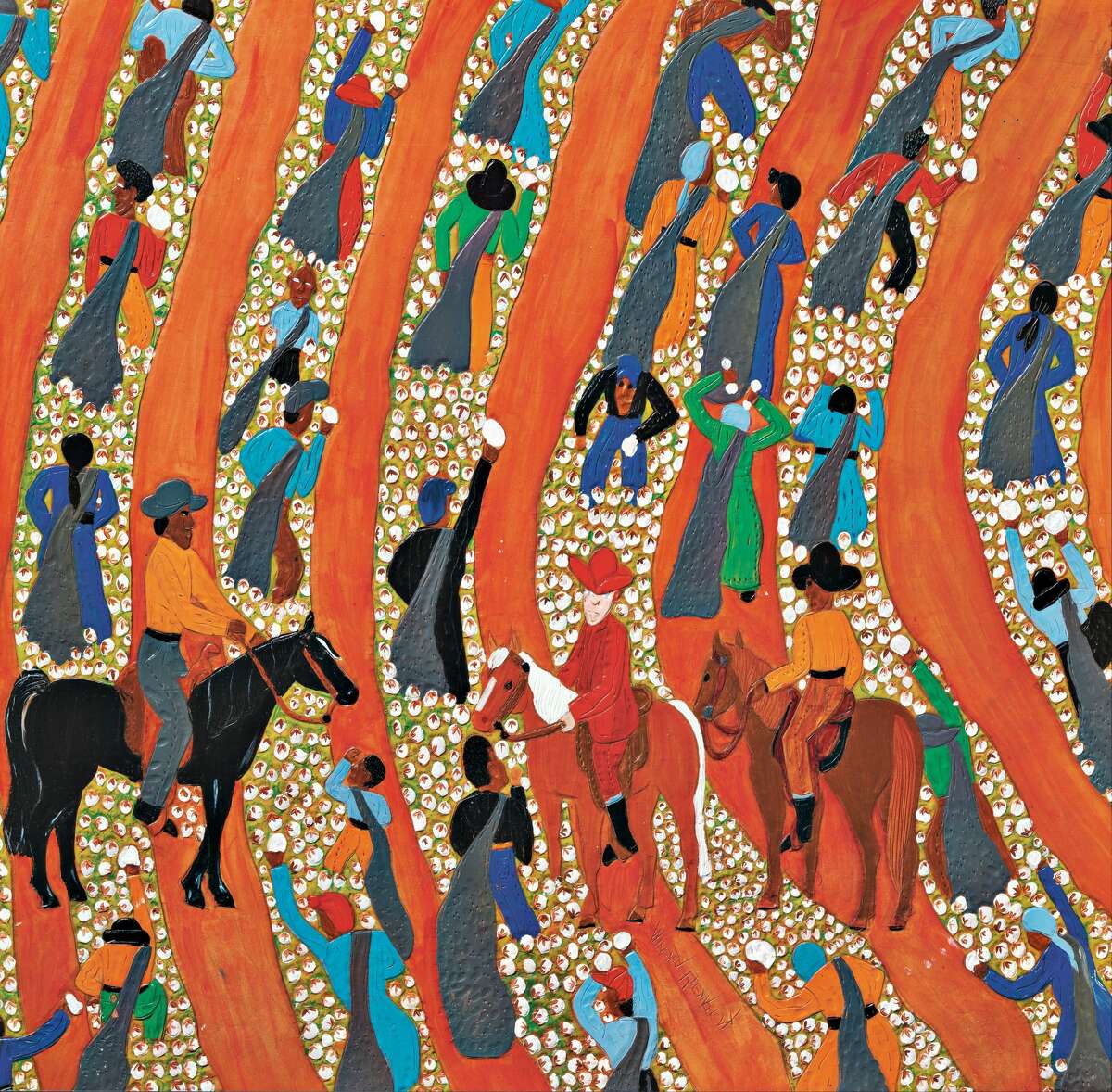 "Field Supervisors # 1" by Winfred Rembert.