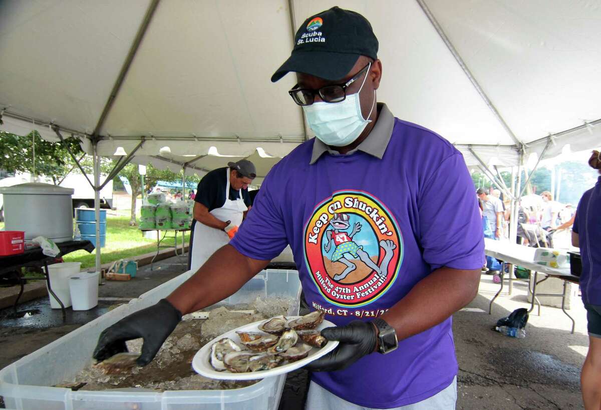 The 47th Annual Milford Oyster Festival in downtown Milford, Conn., on Saturday August 21, 2021.