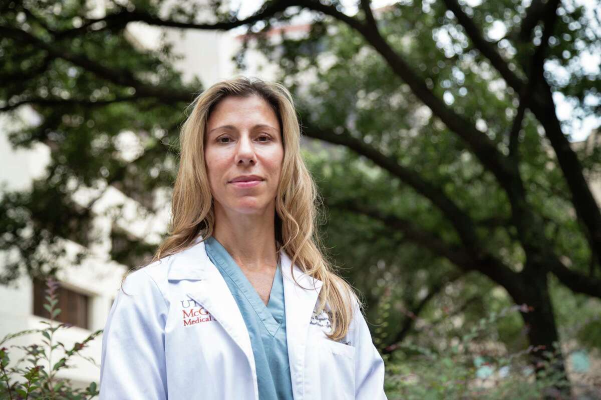 UTHealth McGovern Medical School department of obstetrics, gynecology, and reproductive sciences associate professor Irene Stafford, Wednesday, Aug. 4, 2021, in Houston.