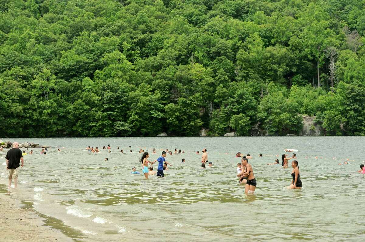 All state swimming areas are open Tuesday, following Tropical Storm Henri. A DEEP spokesman said the state swimming areas are not in close proximity to combined sewer overflow discharges from the storm.