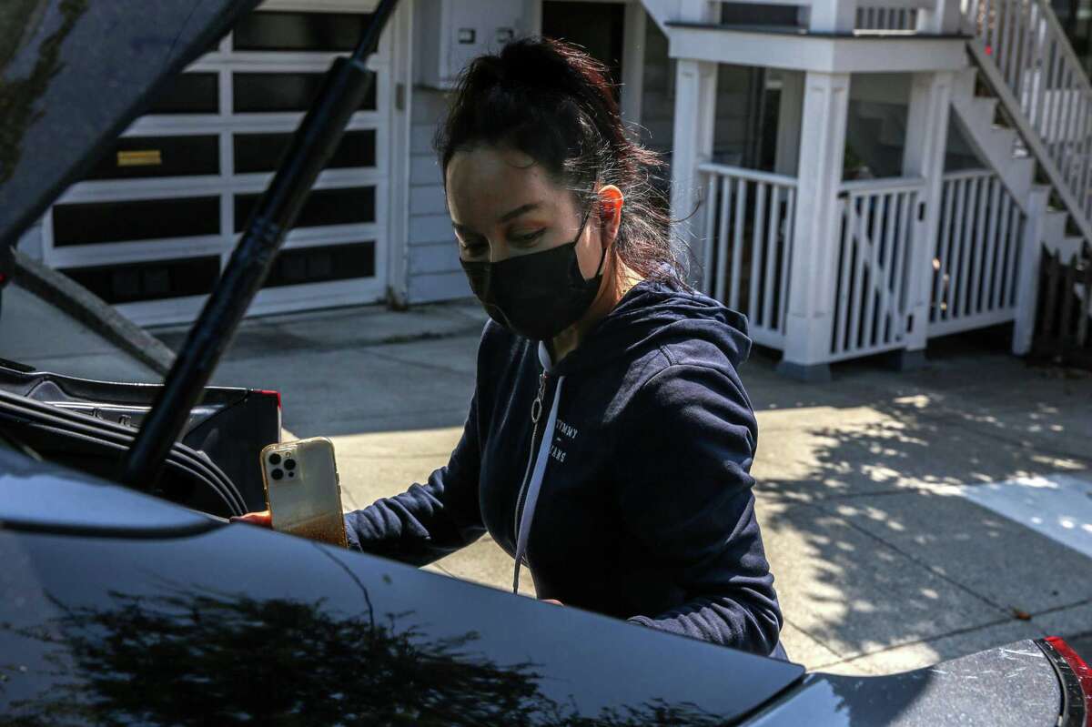 Saori Okawa is an Instacart customer and former Uber and Lyft driver who opposes Proposition 22, which keeps delivery and delivery drivers classified as contract workers.