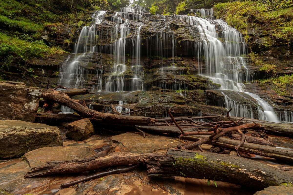 Waterfalls and trails outside Walhalla, South Carolina