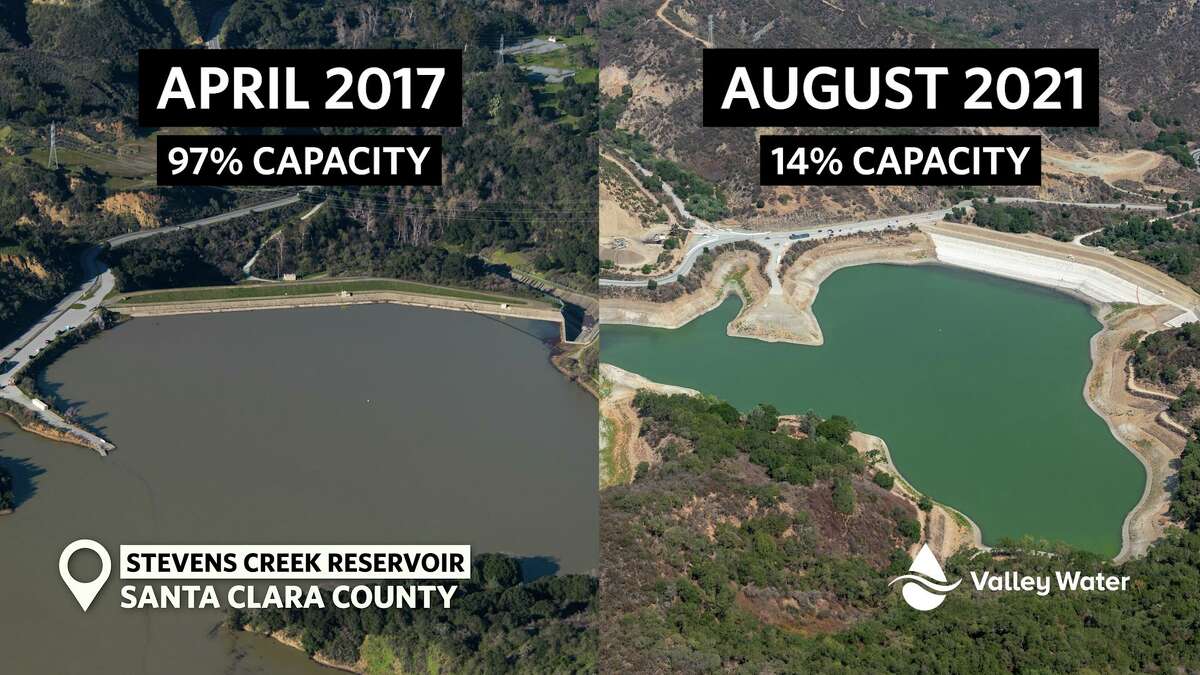 Water levels at several Bay Area reservoirs have reached historical lows.