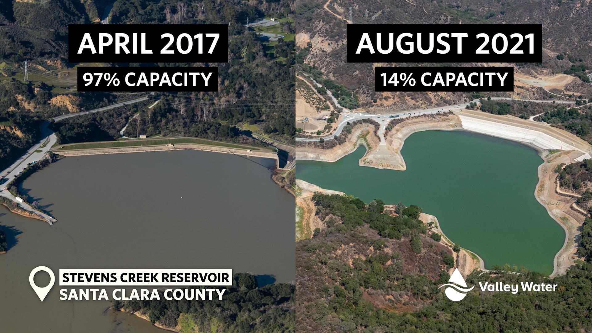 These Before-after Images Of Bay Area Reservoirs Show Drought’s Severe ...