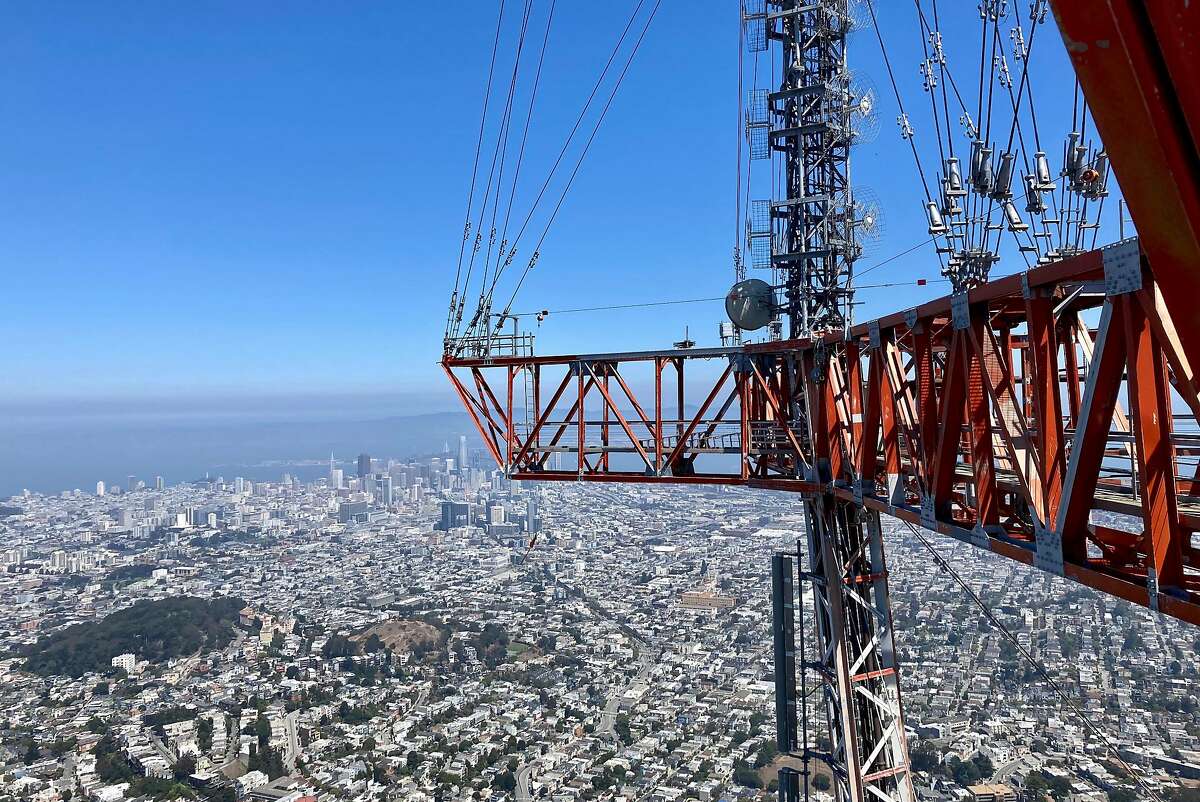 San Francisco seen from the top of Sutro Tower on Aug. 26, 2021.