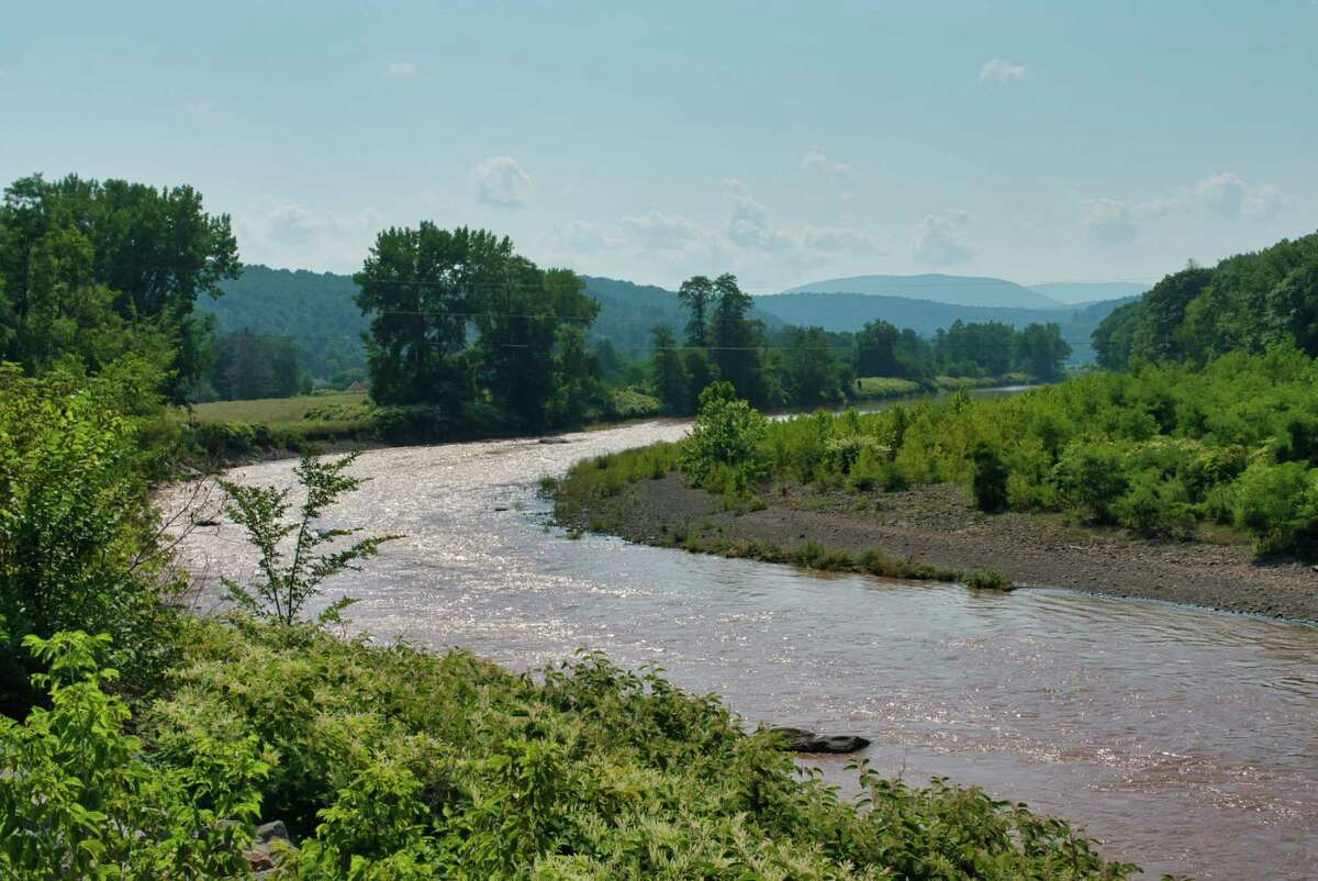 A view of the Schoharie Creek just outside of Prattsville, N.Y. on Thursday, Aug. 26, 2021.