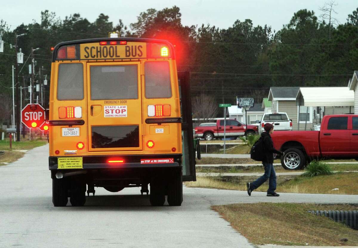 Lumberton ISD officials are offering the public an opportunity to voice their views on possible changes to the 2016-2017 school calendar. The decision to allow public opinion to guide policy stems from House Bill 2610 that gives districts more flexibility to schedule around unplanned days off. A lumberton student exits a school bus early Thursday evening. Photo taken Thursday, January 14, 2016 Guiseppe Barranco/The Enterprise