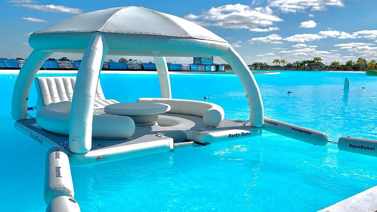 Texas City Crystal Clear Lagoon's newest amenity, 'aquabanas,' create ...