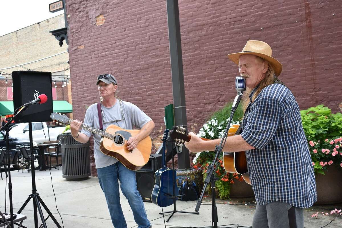 On Aug. 27, the acoustic band Poppa Fish entertained crowds under cloudy skies and in balmy weather during the summer Pocket Park Music Series in downtown Big Rapids. 