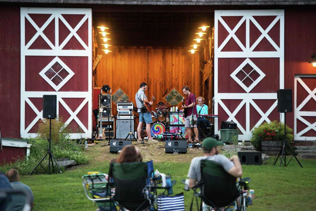 The Red Barn sets the scene for Saturday's concert.