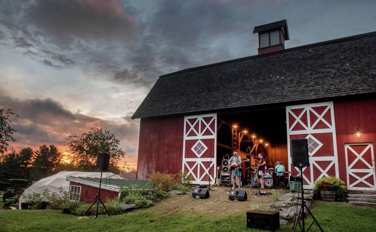 Grateful Dead tribute band, Bear's Choice played at Ambler Farm's Sayonara to Summer concert on Saturday, Aug. 21, 2021, in Wilton, Connecticut.