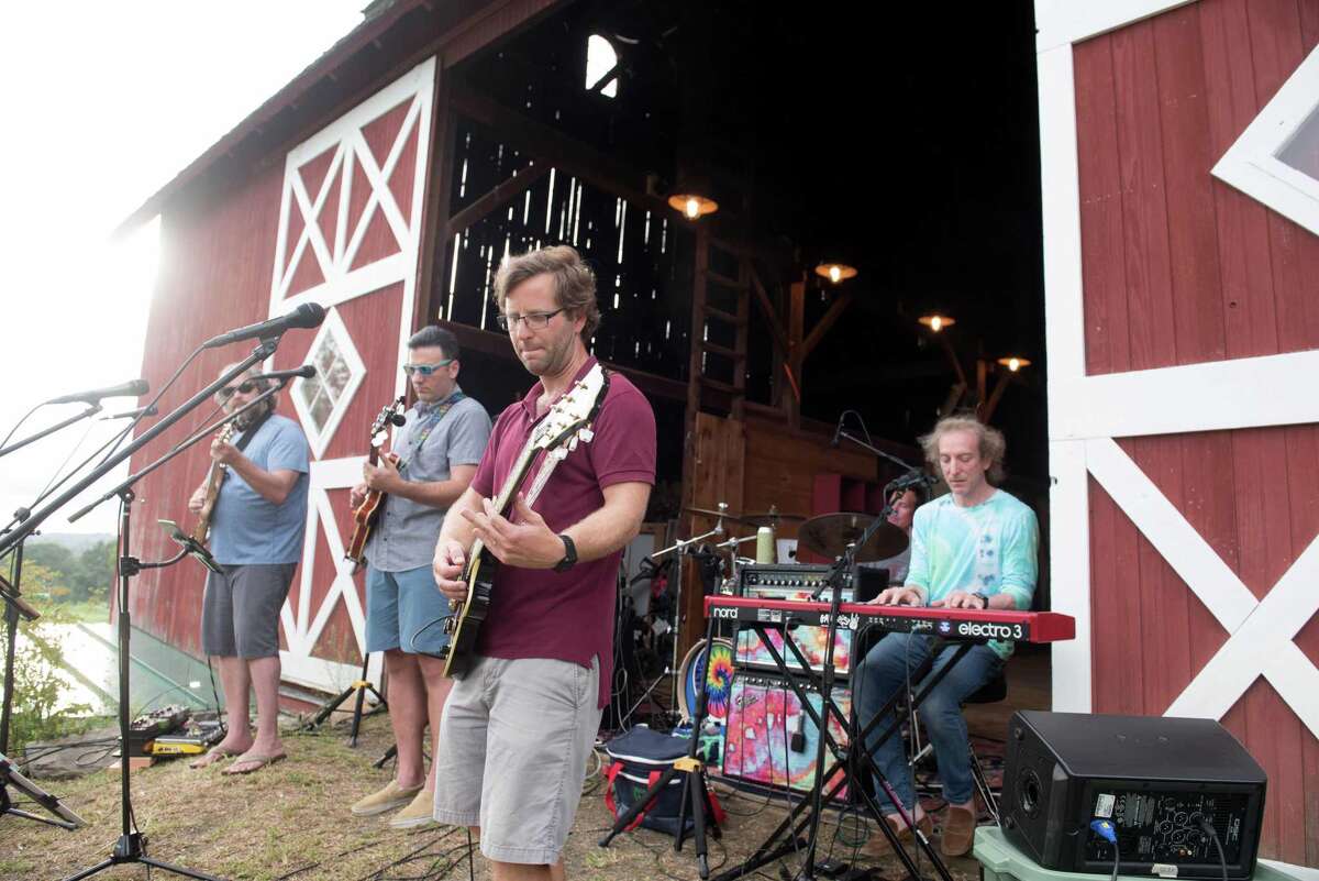 Grateful Dead tribute band, Bear's Choice played at Ambler Farm's Sayonara to Summer concert on Saturday, Aug. 21, 2021, in Wilton, Connecticut.