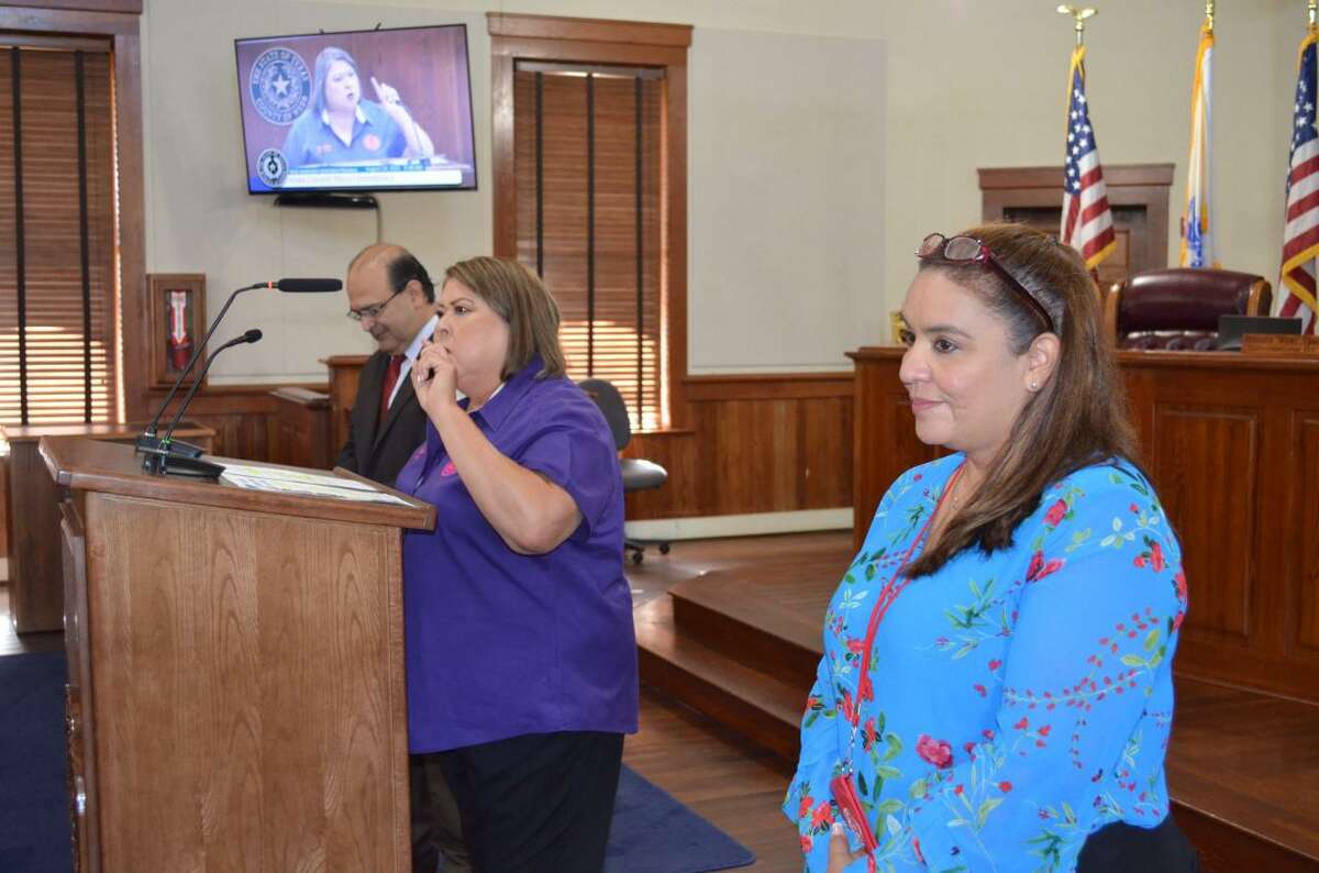 Webb County Commissioners Rosaura “Wawi” Tijerina and Cindy Liendo announced details for the Webb County Emergency Mortgage Assistance Program.