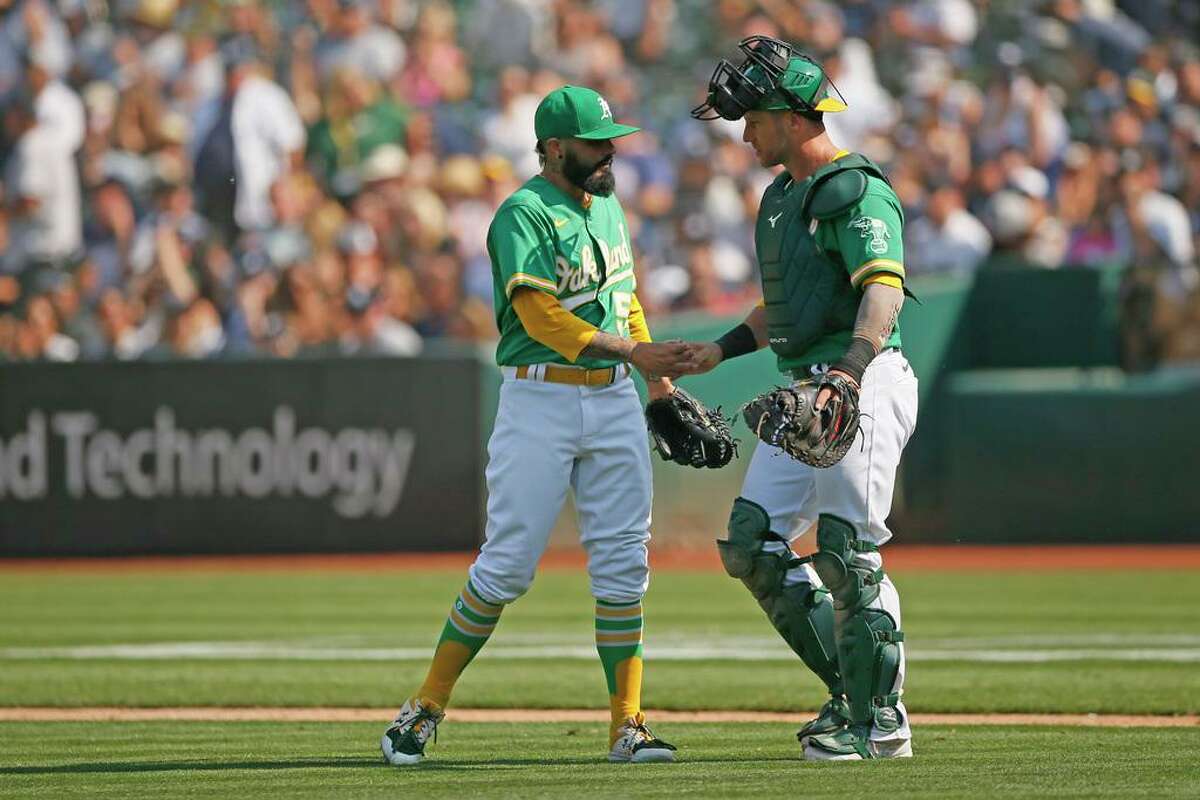 A's Sergio Romo draws save chance; Lou Trivino to get 'a little bit of a  break