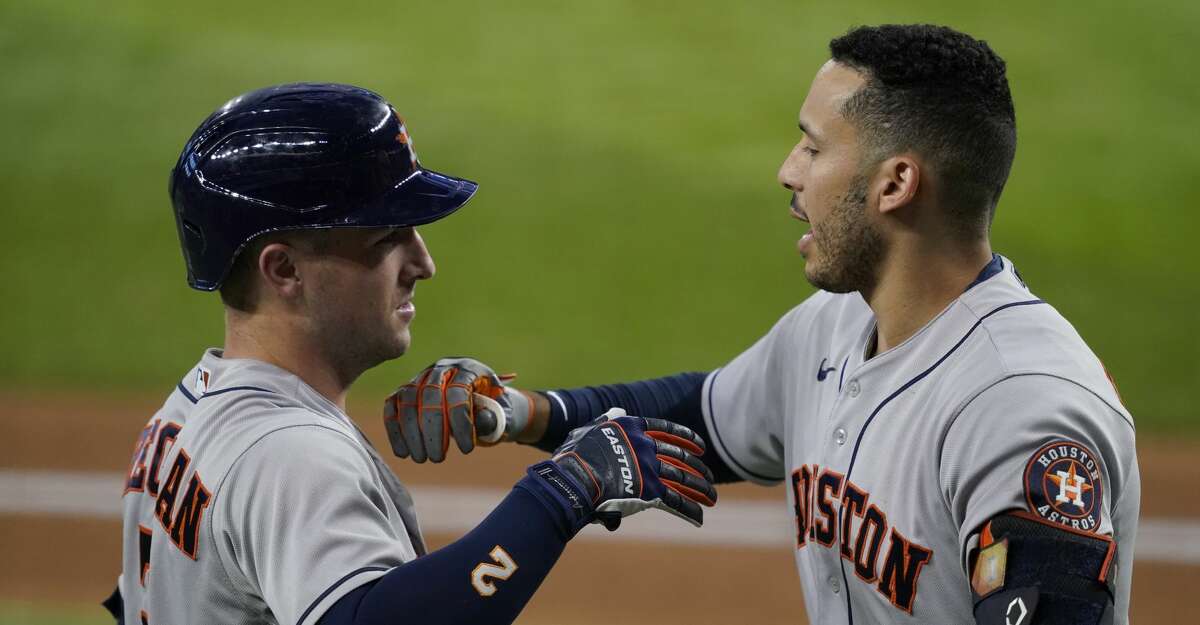Meyers, other Astros go deep to split series with Yankees
