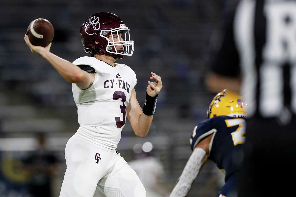 Cy-Fair quarterback Trey Owens looks to lead the Bobcats to their 14th consecutive playoff appearance.