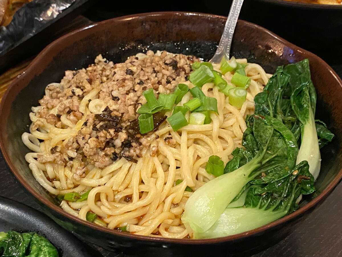 Tan tan noodles at Spices Restaurant on Aug. 28, 2021.