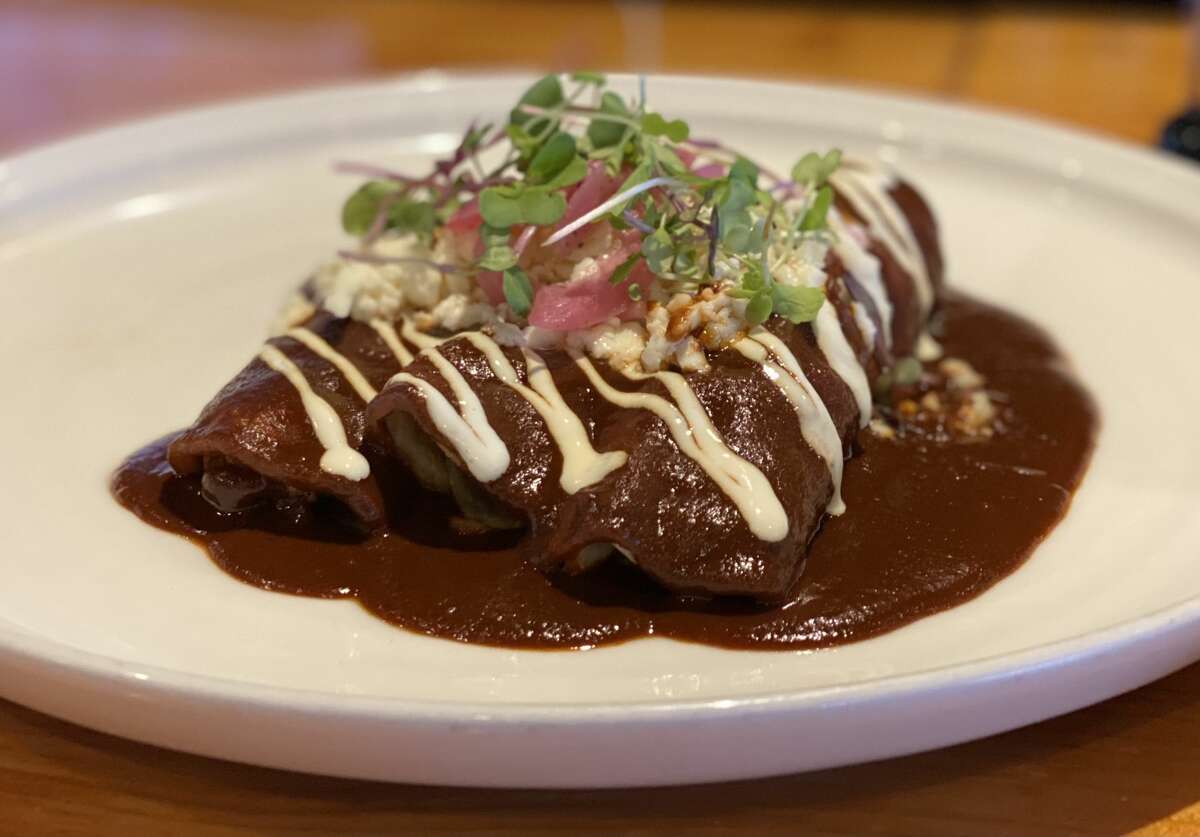 La Charla's chef is originally from Oaxaca, and specialties from the region like mole fill the menu.