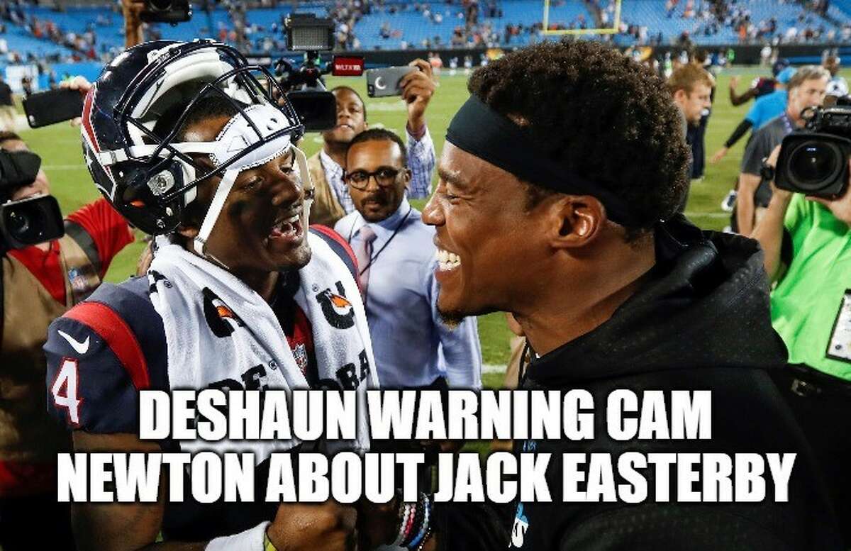 Could Cam Newton replace Deshaun Watson in Houston as the Texans' starting quarterback?
