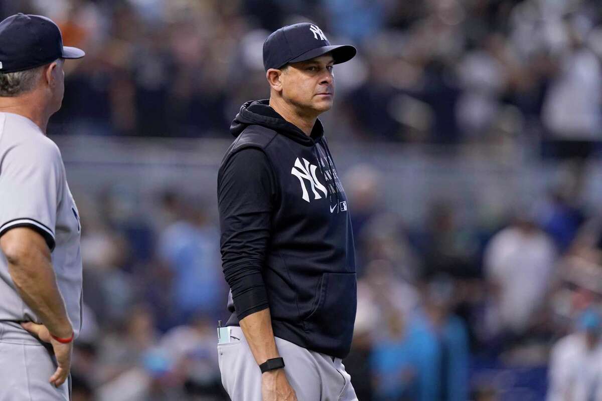 Watch: Aaron Boone previews the first Yankees-Red Sox game of 2018