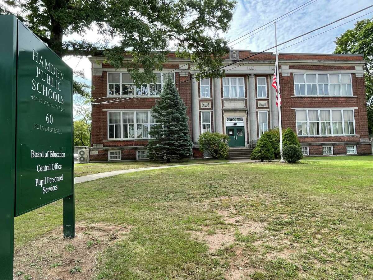 Hamden Public Schools central offices at 60 Putnam Ave., Aug. 31, 2021