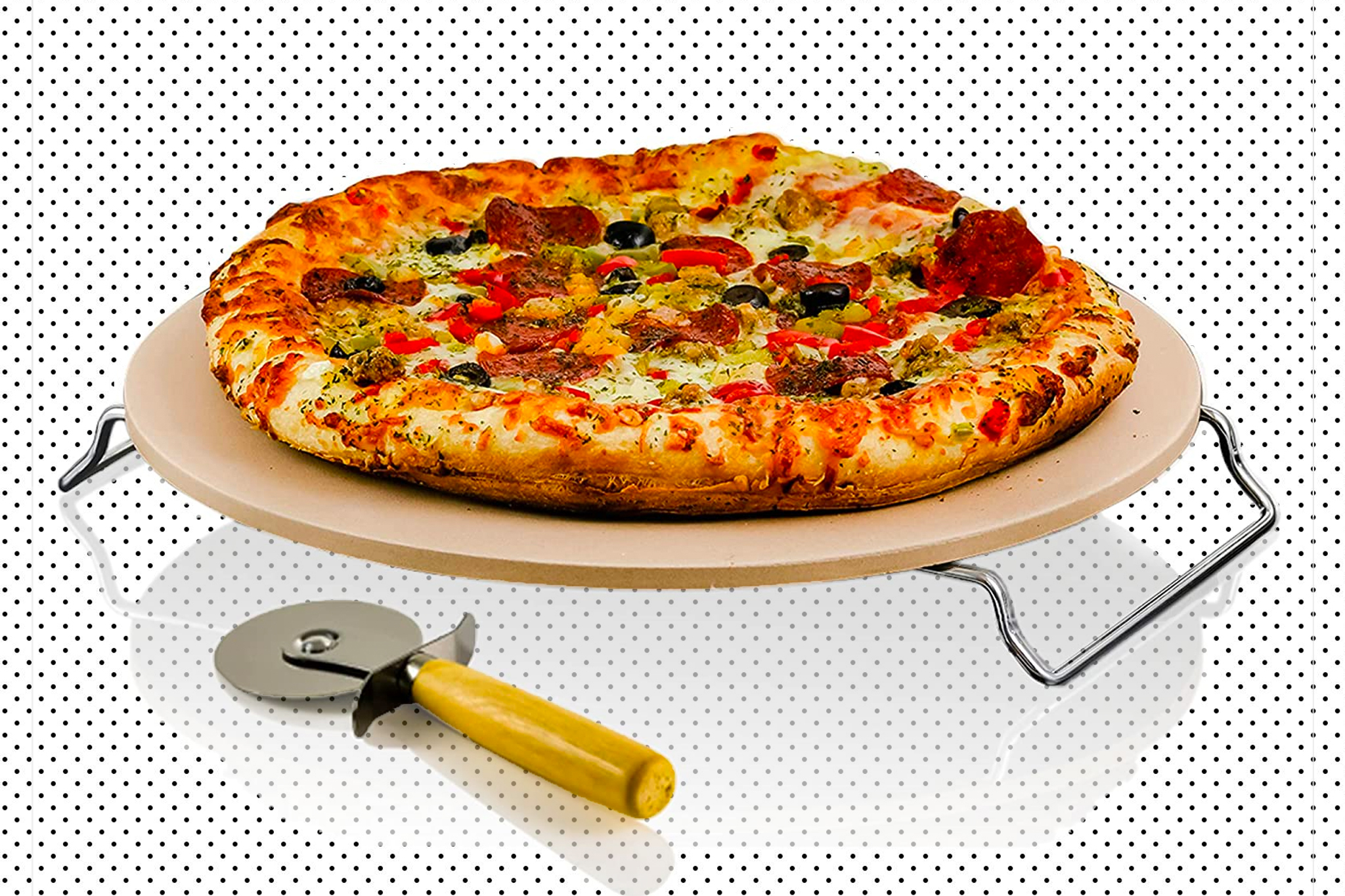 Get crispy, crunchy NYCstyle crust with this ceramic pizza stone